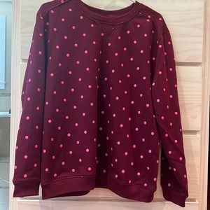 Karen Scott polka dot sweater
